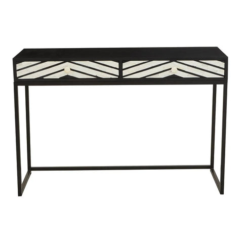 Bone Inlay Console Table