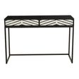 Bone Inlay Console Table