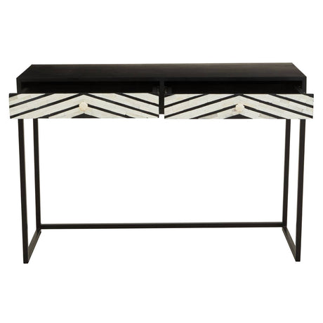 Bone Inlay Console Table