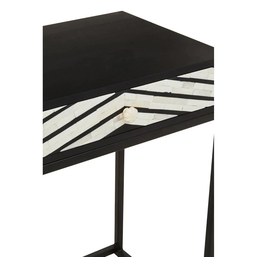 Bone Inlay Console Table