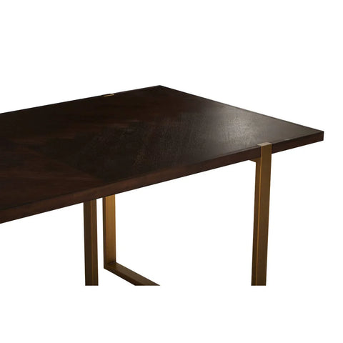 Chevron Wood Dining Table