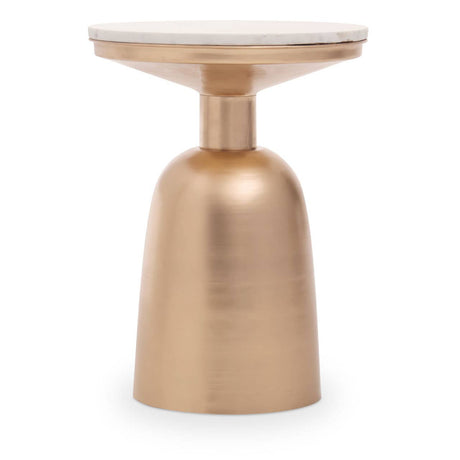 Gilded Marble Top Side Table