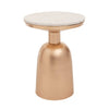Gilded Marble Top Side Table