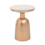 Gilded Marble Top Side Table
