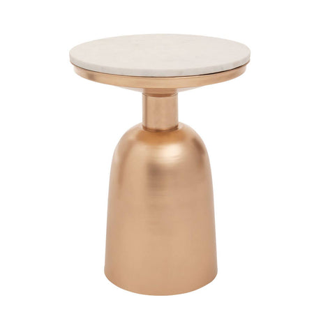 Gilded Marble Top Side Table