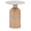 Golden Marble Side Table