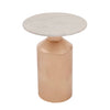 Golden Marble Side Table