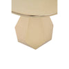 Golden Luxe Geometric Side Table