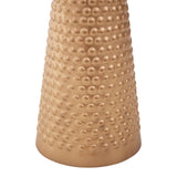 Golden Embossed White Side Table