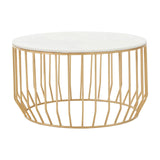 Luxurious Marble Gold Coffee Table