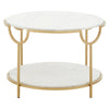 Elegant Marble Gold Side Table