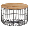 Rustic Cage Side Table