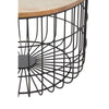 Rustic Cage Side Table