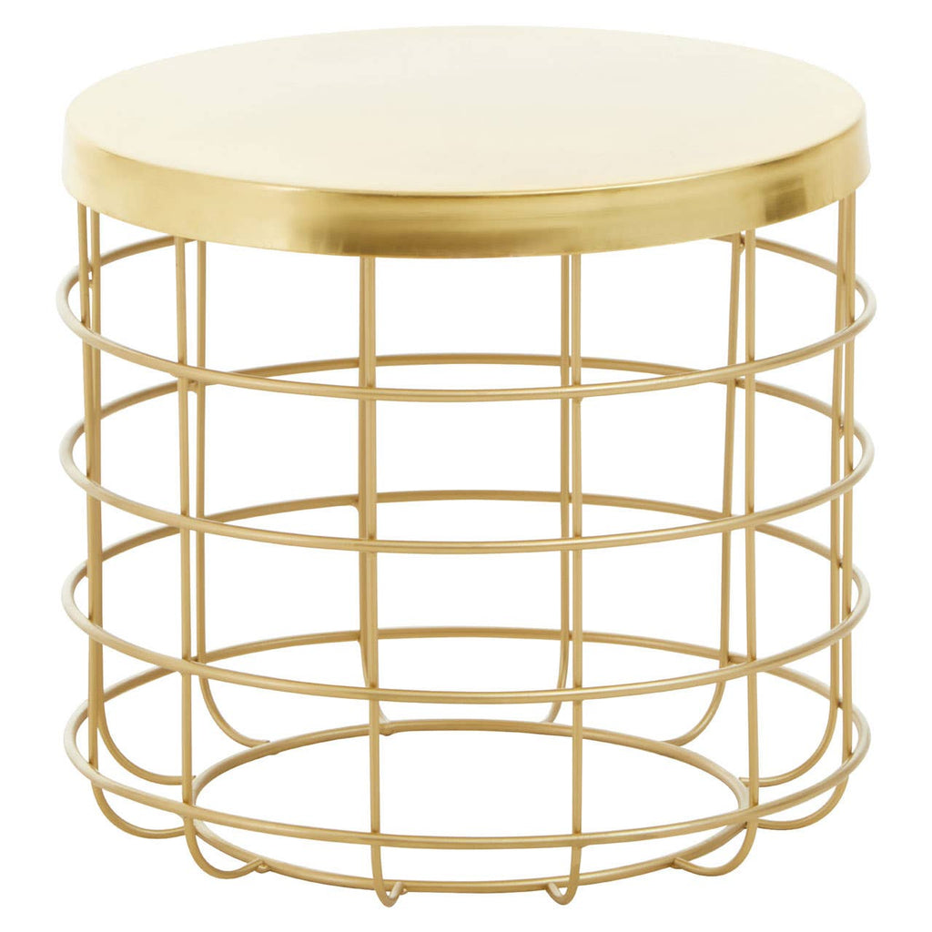 Golden Cage Side Table