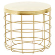 Golden Cage Side Table