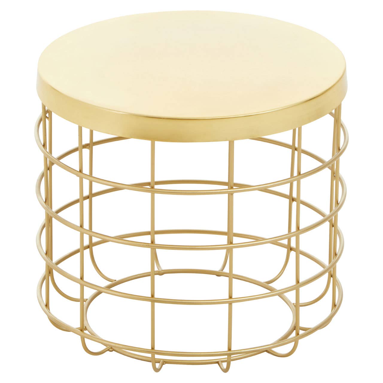 Golden Cage Side Table