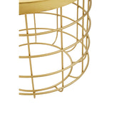 Golden Cage Side Table
