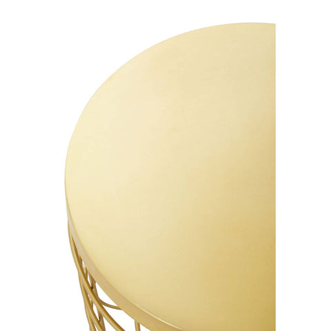 Golden Cage Side Table