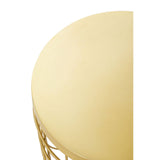Golden Cage Side Table