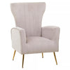 Luxe Channel Tufted Accent Chair