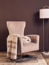 Luxe Channel Tufted Accent Chair