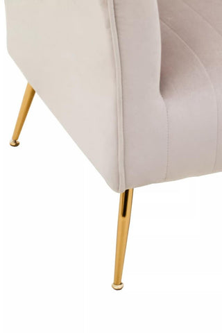 Luxe Channel Tufted Accent Chair