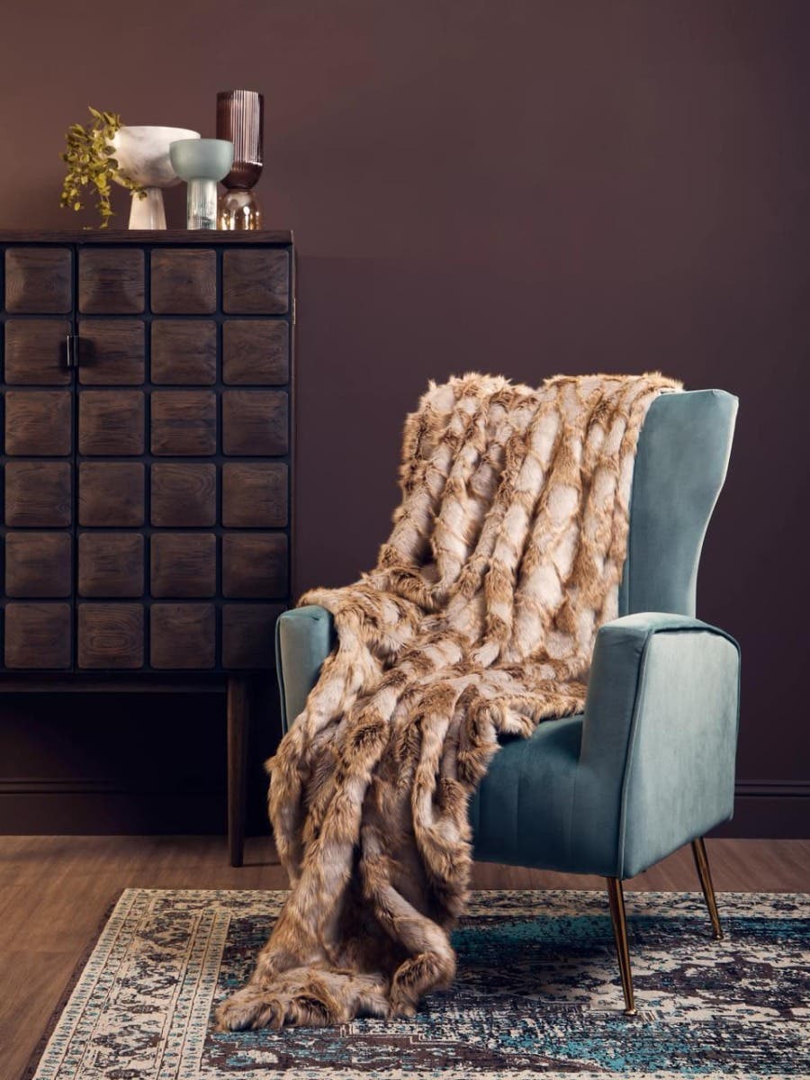 Luxe Green Velvet Wingback Chair