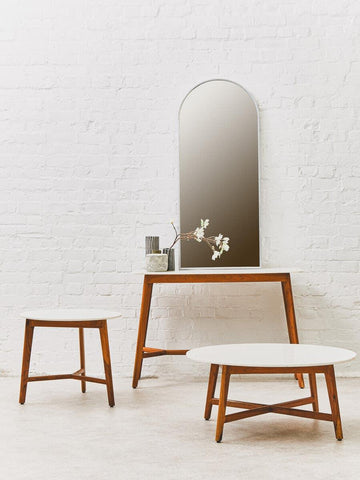 Luxury Marble Top Console Table