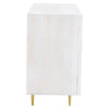 Golden Touch Mango Wood Sideboard with Circular Handles