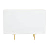 Golden Touch Mango Wood Sideboard with Circular Handles
