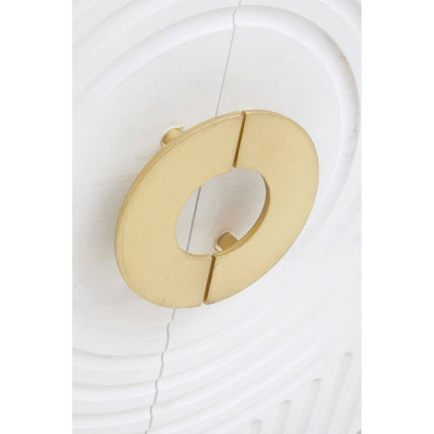 Golden Touch Mango Wood Sideboard with Circular Handles