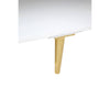 Golden Touch Mango Wood Sideboard with Circular Handles