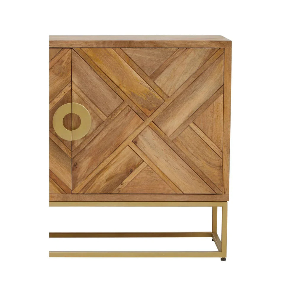 Golden Leg Mango Wood Sideboard