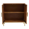 Luxor Mango Wood Sideboard Exquisite Carved Detail and Gold Accents