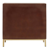 Luxor Mango Wood Sideboard Exquisite Carved Detail and Gold Accents