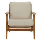 Oak Reclined Armchair