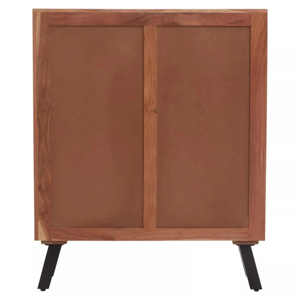 Industrial Wood 9-Drawer Chest