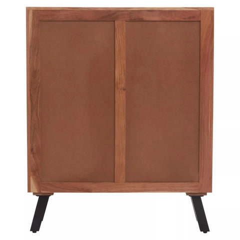 Industrial Wood 9-Drawer Chest