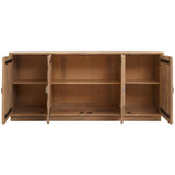 Salem 4-Door Mango Wood Sideboard with Unique Pattern