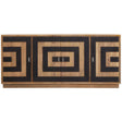 Salem 4-Door Mango Wood Sideboard with Unique Pattern