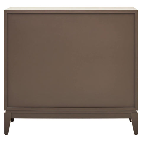Rustic Elegance Antique Grey Elm Wood Sideboard with Two Doors