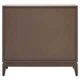 Rustic Elegance Antique Grey Elm Wood Sideboard with Two Doors