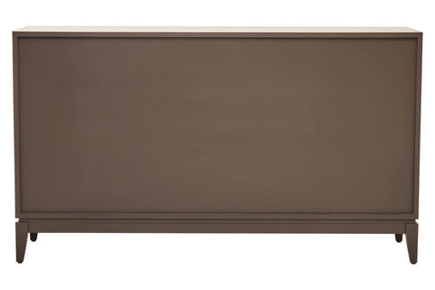 Rustic Charm 4-Door Antique Grey Sideboard