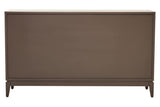 Rustic Charm 4-Door Antique Grey Sideboard