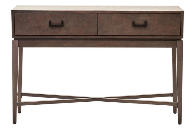 Antique Grey Console Table