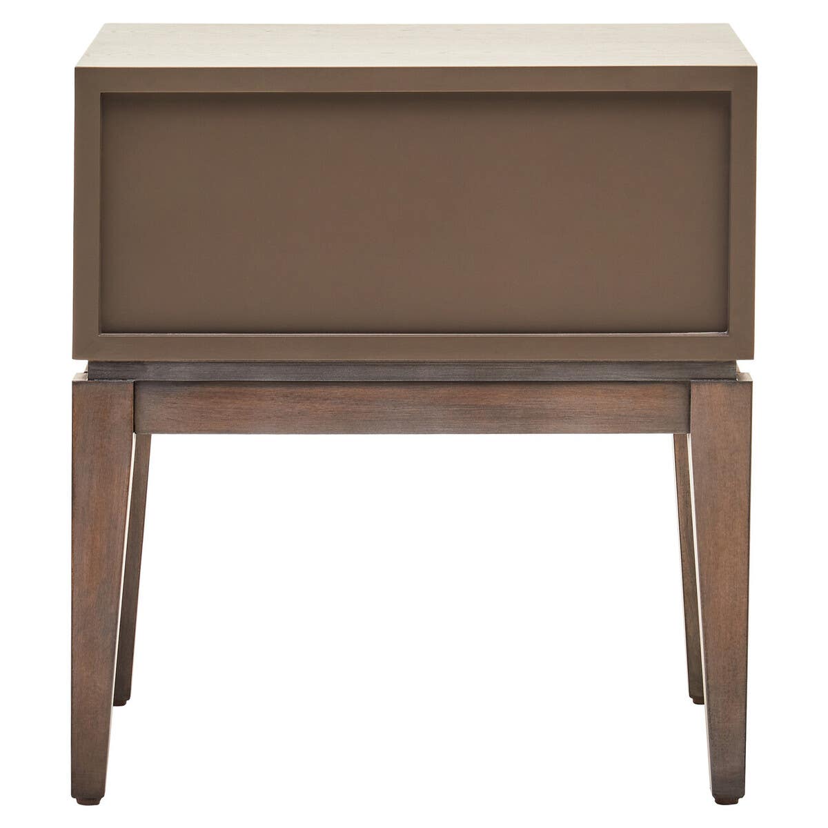 Graceful Grey Drawer Side Table