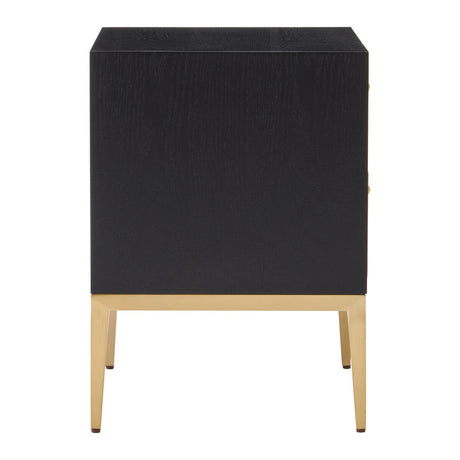 Luxe Grey Shagreen Side Table