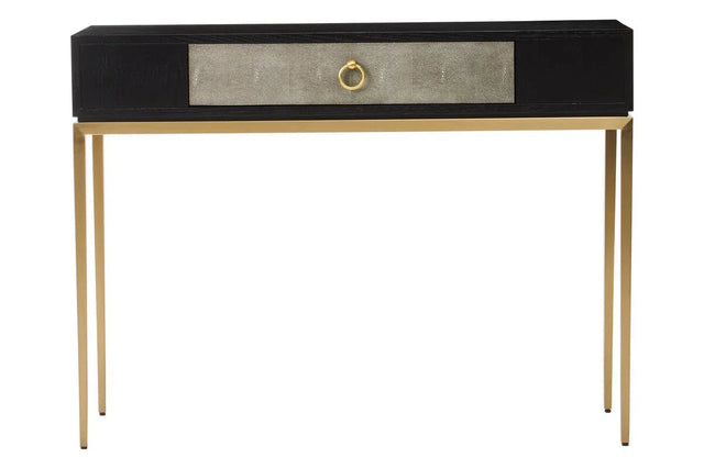 Luxury Shagreen Drawer Console
