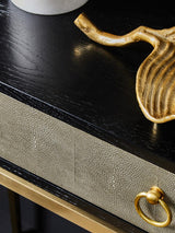 Luxury Shagreen Drawer Console