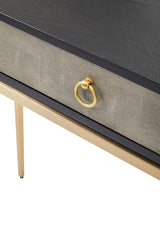 Luxury Shagreen Drawer Console